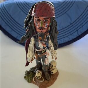 Jach Sparrow Pirate Figurine bobblehead.
